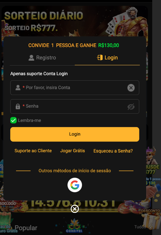 Aplicativo móvel BET969